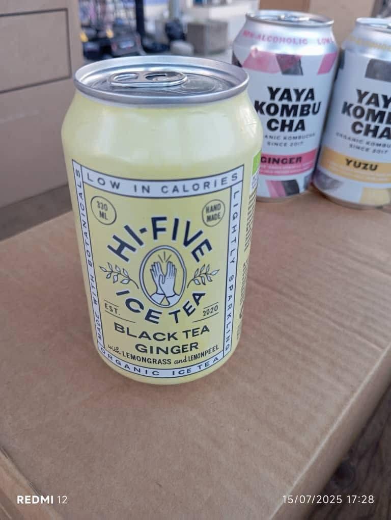 La Boissons pour soigner les maux du quotidien Yaya Kombucha & Hi-Five Ice Tea