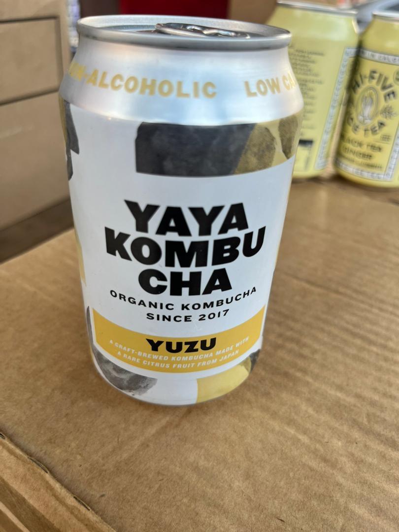 La Boissons pour soigner les maux du quotidien Yaya Kombucha &amp; Hi-Five Ice Tea